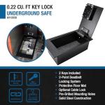 Barska Hidden Floor Safe with Key Lock