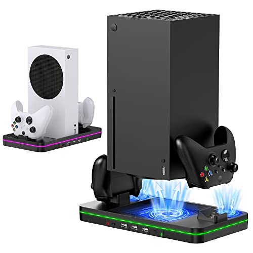 Xbox Series X Vertical Cooling Stand with RGB Lights