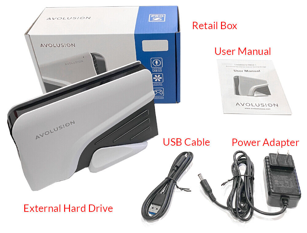 Avolusion PRO-Z 4TB USB External Hard Drive for Xbox