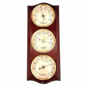 Classic Analog Weather Station with Barometer and Thermometer