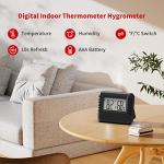 Indoor Thermometer and Hygrometer for Home Use
