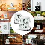Antonki 2 Pack Digital Thermometer and Hygrometer