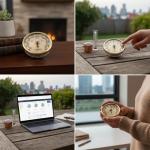 Dranvosk High Precision Indoor Barometer Gauge