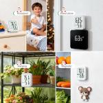 Antonki 2 Pack Digital Thermometer and Hygrometer