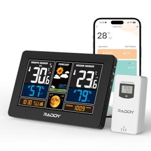 Raddy N75 Wi-Fi Weather Station with Color Display
