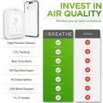 BREATHE Airmonitor Plus: 8-in-1 Air Quality Tester