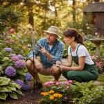 HOBYLUBY 7-Inch Outdoor Rain Gauge for Gardens