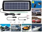 Sunway 12V Solar Car Battery Charger Kit