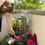 HOBYLUBY 7-Inch Outdoor Rain Gauge for Gardens