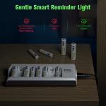 8-Bay Fast Charger for NiMH NiCD Batteries