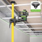 Huepar 12 Ft Telescoping Pole with Laser Mount