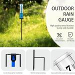 Accurate Indoor Outdoor Rain Gauge for Yard