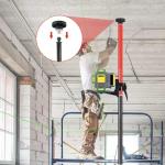 Telescoping Pole for Laser Level Support