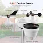 VEVOR 7-in-1 Solar Wi-Fi Weather Station