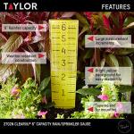 Taylor ClearVu 6-Inch Rain and Sprinkler Gauge