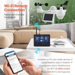 VEVOR 7-in-1 Solar Wi-Fi Weather Station