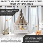 TitanRF Radiation Shielding Blackout Curtains, 2 Panels