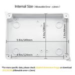 LeMotech IP65 Weatherproof Junction Box for Electronics