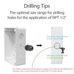 LeMotech IP65 Weatherproof Junction Box for Electronics