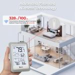 Wireless Indoor Outdoor Thermometer with Remote Sensor
