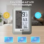 Wireless Indoor Outdoor Thermometer with Remote Sensor