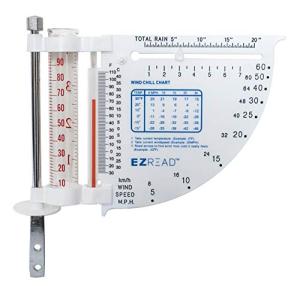 EZRead 5-in-1 Weather Station, White