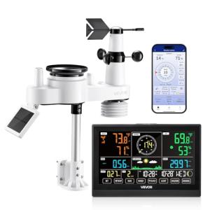 VEVOR 7-in-1 Wi-Fi Weather Station with APP