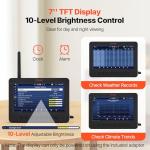 VEVOR 7-in-1 Solar Wi-Fi Weather Station