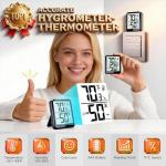 Ayawiss Digital Indoor Thermometer and Humidity Gauge
