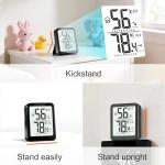Antonki 2-Pack Digital Indoor Thermometer & Hygrometer