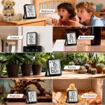 Antonki 2-Pack Digital Indoor Thermometer & Hygrometer