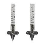 Taylor 5-Inch Glass Rain Gauge with Ground Spike