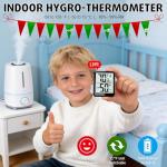 Ayawiss Digital Indoor Thermometer and Humidity Gauge