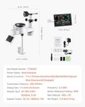 VEVOR 7-in-1 Wi-Fi Weather Station with APP