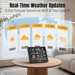 Raddy N80 WiFi Weather Station with App Display
