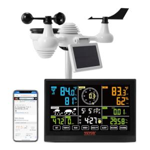 VEVOR 7-in-1 WiFi Weather Station with Color Display