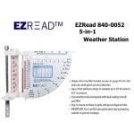 EZRead 5-in-1 Weather Station, White