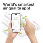 IQAir Indoor Air Quality Monitor with Real-Time Insights