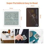 NOKLEAD 2-Pack Indoor Thermometer and Hygrometer