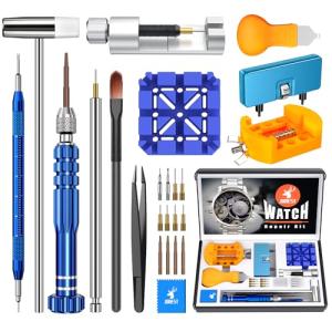 JOREST Watch Repair Kit with Battery Tool Set