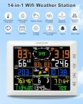 Urageuxy WiFi Weather Station with Color Display