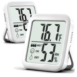 Antonki 2 Pack Digital Thermometer and Hygrometer