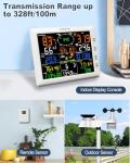Urageuxy WiFi Weather Station with Color Display