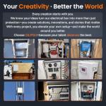 QILIPSU Waterproof Outdoor Electrical Junction Box