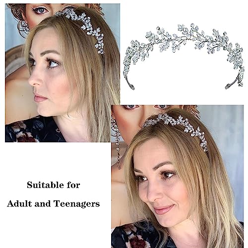 Bridal Headpieces with Cubic Zirconia for Weddings