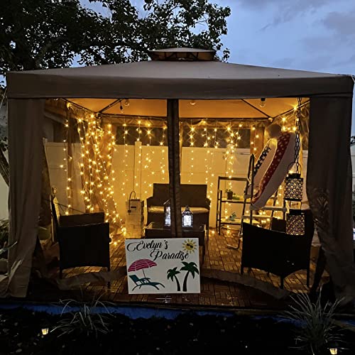 20x10 ft LED Curtain Fairy Lights for Weddings