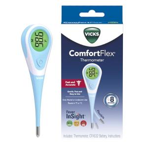 Vicks ComfortFlex Digital Thermometer - Fast & Accurate Reading