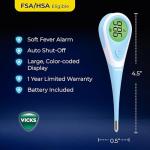 Vicks ComfortFlex Digital Thermometer - Fast & Accurate Reading