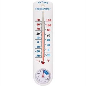 Indoor Outdoor Thermometer and Hygrometer with Celsius/Fahrenheit