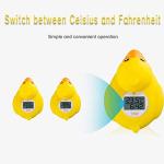 Baby Bath Duck Thermometer for Safe Water Temps
